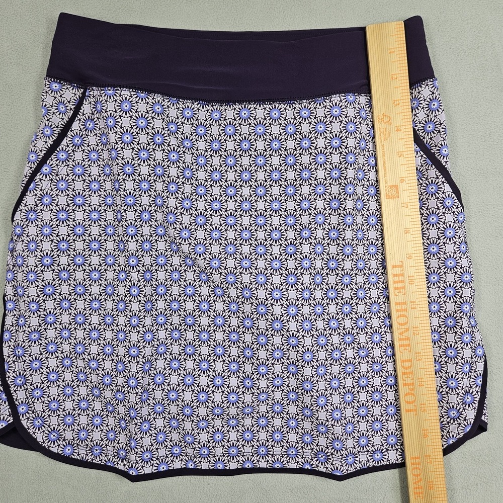 Lands' End Swim Skort Size 4 Purple Quick Dry Pull On Swim Skirt Pockets Cruise - Picture 10 of 11